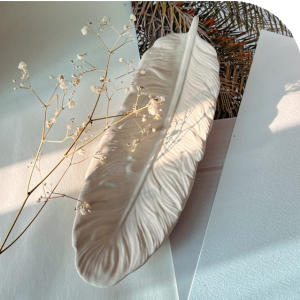 ceramic feather